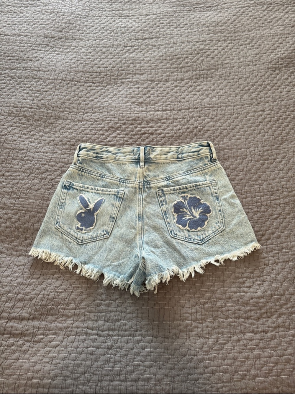 Playboy By Pacsun Luau Jean Shorts